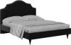574929 Кровать Queen II Victoria L 1600 ОГОГО (арт.574929), (Ткань/Черный)