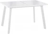 00-00062737 Стол HBS120 стекло белое/ опоры белые Dikline 00-00062737