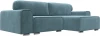 121925 Диван угловой Лига-029 правый угол (Бирюзовый/Велюр) Лига Диванов арт.121925