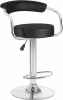 5013-LM MARTA,  цвет сиденья черный, цвет основания хром Стул барный MARTA (чёрный)