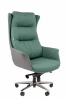 CHAIRMAN 523 ЭКО Офисное кресло Chairman 523 Россия экокожа зеленый/серый 7216677