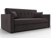 134888 Диван прямой Лига-104 (160) (ЛДСП,Брус,Фанера,Велюр/Коричневый) Лига Диванов 134888