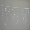 ECO120BLW-8-2W Гирлянда Бахрома 3,1 x 0,5 м белая с мерцанием белого диода 220В, 120 LED, провод белый каучук 2,3мм, IP65 Laitcom ECO120BLW-8-2W