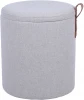 УТ000039493 Пуф с ящиком Эркки рогожка S серый Stool Group арт.УТ000039493