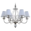 809/6-Whitechrome Подвесная люстра IDLamp 809 809/6-Whitechrome