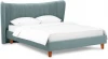 574800 Кровать Queen II Agata L ОГОГО (арт.574800), (Ткань/Бирюзовый)