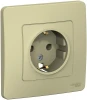 BLNRS001017 Розетка встраиваемая с заземлением (бежевый) Systeme Electric Blanca BLNRS001017