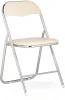 15481 Стул Woodville на металлокаркасе Fold 1 складной beige / chrome 15481