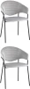 УТ000037752 Стул Stool Group Алексис велюр серый 2 шт арт.УТ000037752