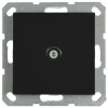 G6002PB ТВ-розетка проходная (черный матовый) Jasmart G-Classic G6002PB