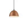 FOLK SP1 D18 CORTEN Подвесной светильник Ideal Lux Folk SP1 D18 RAME (220V, на проводе, круглые)