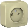 BLNRA000117 Розетка накладная без заземления (бежевый) Systeme Electric Blanca BLNRA000117