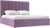 120616 Кровать интерьерная Афродита 200 (Сиреневый/Микровельвет) Лига Диванов арт.120616