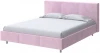 2015934 PROxSON Кровать Novo (Ткань: Велюр Teddy Розовый фламинго) 140x200