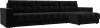 128299 Диван угловой с декором Лига-049 НПБ Лонг Лига Диванов (Велюр) арт.128299