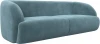 122200 Диван прямой Лига-041 (Бирюзовый/Велюр) Лига Диванов арт.122200