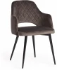 24544 Кресло VALKYRIA (mod. 711) / 2 шт. в упаковке Tetchair (Ткань,Металл/Серый,Черный) арт.24544