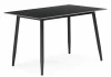 15908 Кухонный стол Woodville Rion 120 черный мрамор / черный