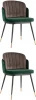 УТ000037526 Стул Пенелопа зеленый 2 шт Stool Group (арт.УТ000037526)