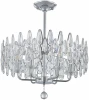 372009/6/250/490 CR Подвесная люстра хрустальная на штанге Arte Milano Sorrento-2009 372009/6/250/490 CR (220V)