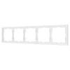 054227 Рамка пластиковая FRM-NOBE-SFPL-5-WH (Arlight) 054227