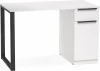 564718 Письменный стол Бэтти Лофт (Бэтти Лофт 116х60х75 белый / черный матовый) Notta арт.564718