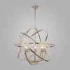 60139/8 золото Подвесная люстра Eurosvet Santi 60139/8 золото (220V, на цепи, шар)