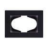 AT120BK Рамка для двойной розетки черный Kollinger Aspekt AT120BK
