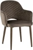 УТ000031303 Стул Stool Group Венера диамант велюр коричневый УТ000031303
