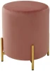 UF029SBLV52 Пуф для гостиной RICE BLUVEL-52 PINK / GOLD