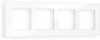 AF580104 Рамка Ambrella Volt ALFA Arctic (Белый Стекло органическое) 4-ая AF580104