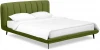 564340 Кровать Amsterdam ОГОГО (арт.564340), (Велюр/Зеленый)