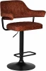 LM-5019_B-M_CT-LEO56 Стул барный DOBRIN CHARLY BLACK (терракотовый твид (LEO56))