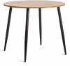 19315 Стол URANUS ЛДСП/металл, 90x90x77 см, Дуб вотан/Черный Tetchair 19315