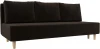 121079 Диван прямой Лига-033 (Коричневый/Микровельвет) Лига Диванов арт.121079