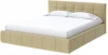 1897411 PROxSON Кровать Varna без основания (Экокожа Бежевый) 180x200