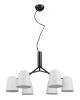 ENRIQUE SP6 BLACK/WHITE Подвесная люстра Crystal Lux ENRIQUE SP6 BLACK/WHITE