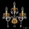 5417B/2+1/165 G Amber/M-1G Бра Bohemia 5417 5417B/2+1/165 G Amber/M-1G