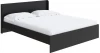 1931797 Без бренда Кровать Practica (ЛДСП Черный) 140x200