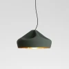 A636-407-4549-27K Подвесной светильник Pleat Box LED 47 темно-зеленый / золотой Marset A636-407-4549-27K (162107)