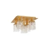 97721 Потолочная люстра Eglo Pyton Gold 97721