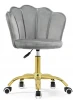 15538 Компьютерное кресло Woodville Bud grey / gold 15538