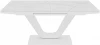 00-00063383 Стол Концепт 1370/1770 х 800 (автомат, белый, ст-ца керамика белый мрамор 170105, Е, основание керамопласт) (3 уп.) Dikline 00-00063383