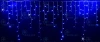 RL-i3*0.9F-T/B Гирлянда светодиодная Бахрома синяя с мерцанием 220B, 144 LED, провод прозрачный, IP54 RL-i3*0.9F-T/B Rich LED