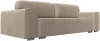 121009 Диван прямой Лига-029 (Бежевый/Велюр) Лига Диванов арт.121009