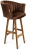 9353915701 Стул барный Sheffilton SHT-ST42-1/S65 кофейный трюфель/дуб коричневый брашированный от фабрики Sheffilton