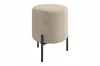 171480.2081 Пуф Одри Mebelson (Металл,Велюр/Кремовый) арт.171480,2081