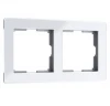 W0022701 Рамка на 2 поста Acrylic (белый) Werkel W0022701 (a059314)