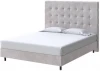 2027401 PROxSON Кровать Madrid Boxspring Standart (Ткань: Велюр Лофти Серый) 80x200