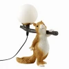 6522/1T Настольная лампа Lumion Squirrel 6522/1T разноцветный E14 1*40W 220V (выключатель, шар, животные)